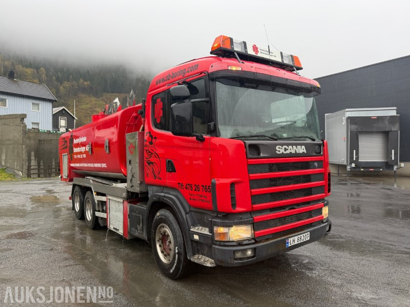 1999 Scania R124 Spyle/sugebil med Korp & Sönn påbygg - Вакуумски камион: слика 2 1999 Scania R124 Spyle/sugebil med Korp & Sönn påbygg - Вакуумски камион: слика 2