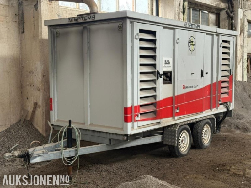 2001 SDMO JS180K aggregat - 180 kVA - Satema - 24 169 t - Biltilhenger - Градежна опрема: слика 1 2001 SDMO JS180K aggregat - 180 kVA - Satema - 24 169 t - Biltilhenger - Градежна опрема: слика 1
