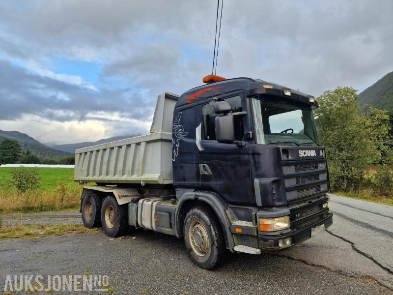 2002 Scania R124 kombibil tippkasse + svingskive - Кипер: слика 2 2002 Scania R124 kombibil tippkasse + svingskive - Кипер: слика 2