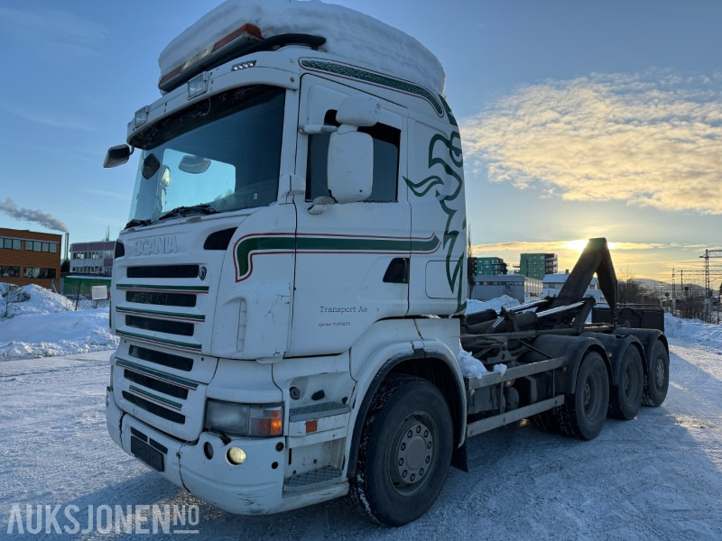 2005 Scania R500 8x4 krokbil EU-Godkjent fram til 03-2026 - Камион со кука за подигање: слика 1 2005 Scania R500 8x4 krokbil EU-Godkjent fram til 03-2026 - Камион со кука за подигање: слика 1