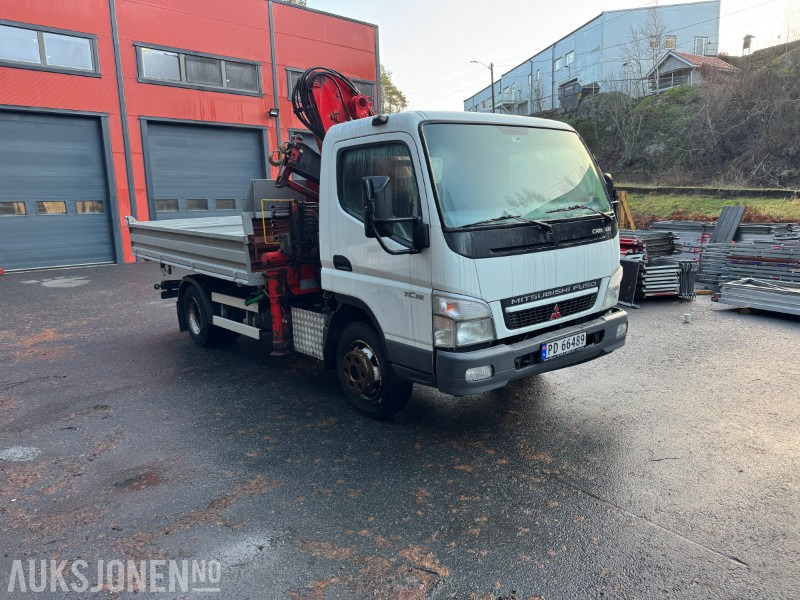 2008 Fuso Canter 7C18 - kranbil med 3-veis tipp - Atlas AK601.3 kran - EU-godkjent til 05/2026 - Камион со кран: слика 3 2008 Fuso Canter 7C18 - kranbil med 3-veis tipp - Atlas AK601.3 kran - EU-godkjent til 05/2026 - Камион со кран: слика 3