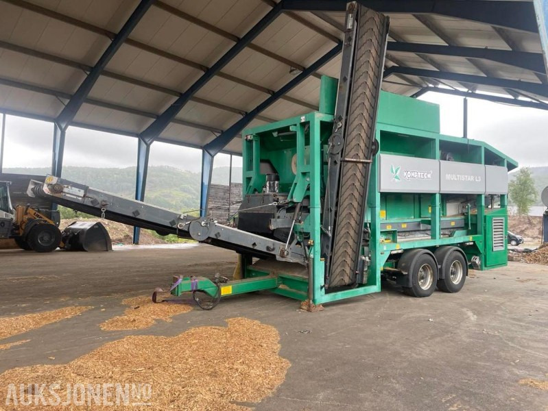 2008 Komptech MultiStar L3 mobilt sikteverk/ sorteringsverk. GOD KAPASITET. Verk: 3350 timer - Motor: 5250 timer. - Градежно сито: слика 1 2008 Komptech MultiStar L3 mobilt sikteverk/ sorteringsverk. GOD KAPASITET. Verk: 3350 timer - Motor: 5250 timer. - Градежно сито: слика 1