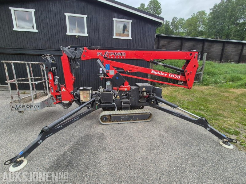 2011 Platform Basket Spider 18.75 beltedrevet teleskoplift 18 m arbeidshøyde - Дигачка платформа: слика 2 2011 Platform Basket Spider 18.75 beltedrevet teleskoplift 18 m arbeidshøyde - Дигачка платформа: слика 2