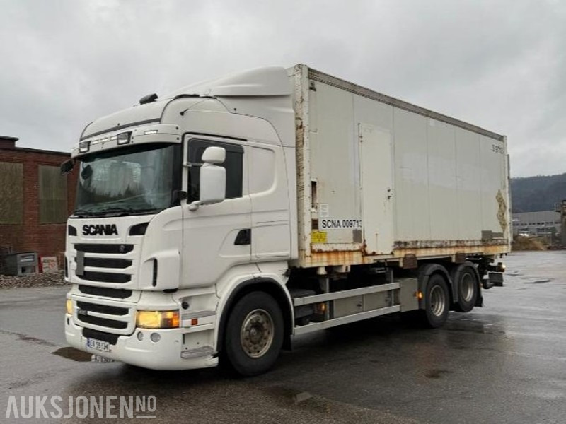 2011 Scania R480 LB6X2HNB – 491 hk – EU-godkjent til 24/09/2026 - Транспортер на контејнер/ Камион со променливо тело: слика 1 2011 Scania R480 LB6X2HNB – 491 hk – EU-godkjent til 24/09/2026 - Транспортер на контејнер/ Камион со променливо тело: слика 1