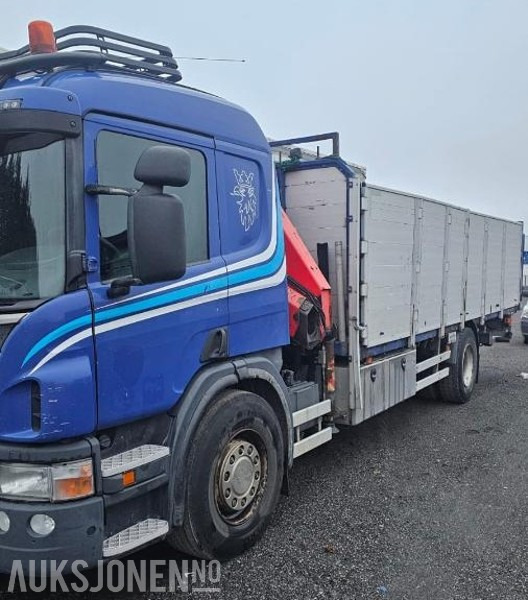 2012 Scania P-serie P320 kranbil med bakløft - Камион со кран: слика 3 2012 Scania P-serie P320 kranbil med bakløft - Камион со кран: слика 3