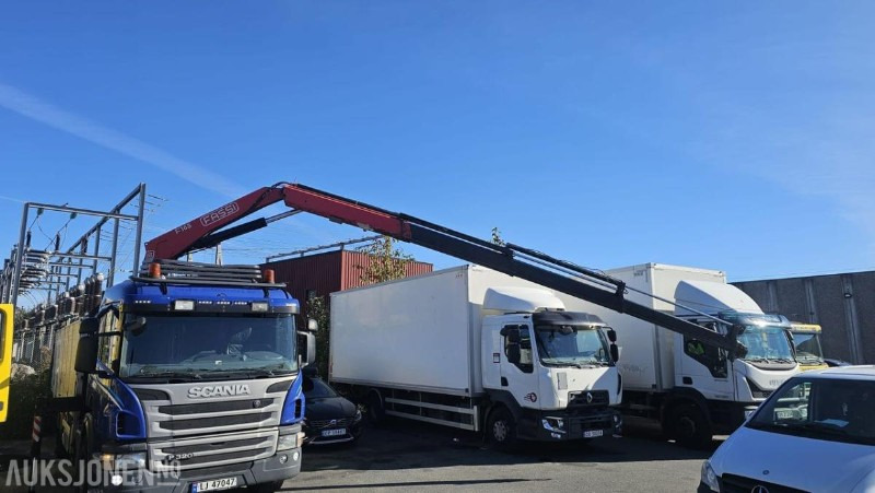 2012 Scania P-serie P320 kranbil med bakløft - Камион со кран: слика 2 2012 Scania P-serie P320 kranbil med bakløft - Камион со кран: слика 2