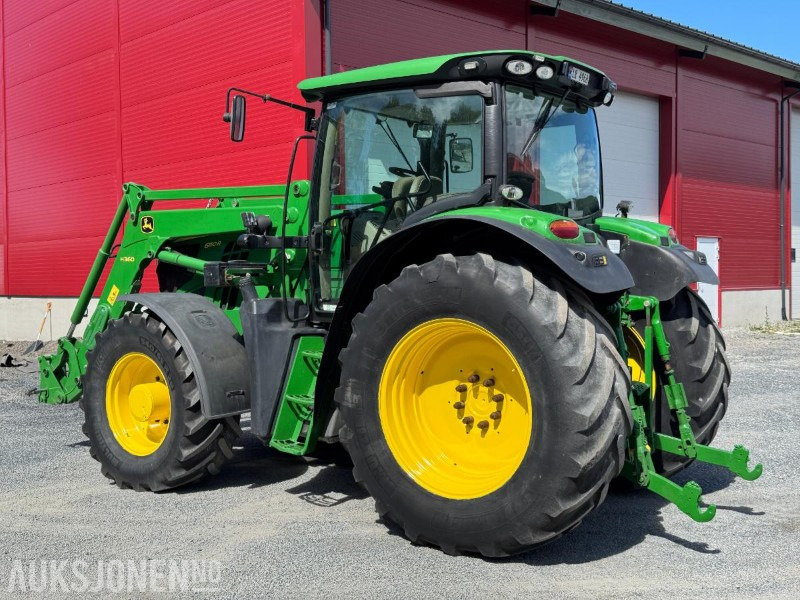 2013 John Deere 6150R traktor med frontlaster / Nylig EU-godkjent - Трактор: слика 3 2013 John Deere 6150R traktor med frontlaster / Nylig EU-godkjent - Трактор: слика 3