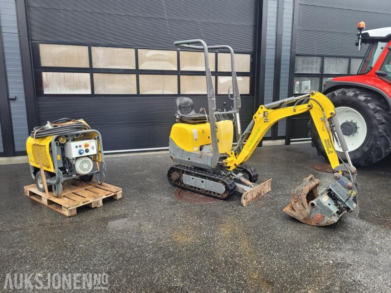 2016 Wacker Neuson 803 Dual Power, 2 skuffer, Elektro-hydraulisk aggregat (HPU) - Мини багер: слика 1 2016 Wacker Neuson 803 Dual Power, 2 skuffer, Elektro-hydraulisk aggregat (HPU) - Мини багер: слика 1