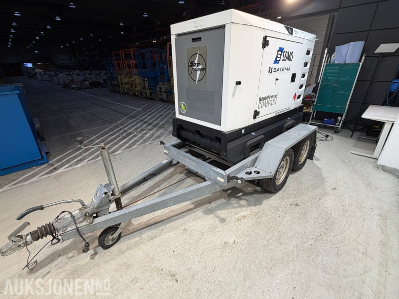 2017 SATEMA SDMO R44C3 40kVA 400V tilhengermontert strømaggregat - Градежна опрема: слика 1 2017 SATEMA SDMO R44C3 40kVA 400V tilhengermontert strømaggregat - Градежна опрема: слика 1