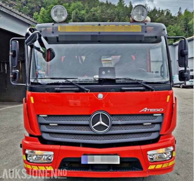 2018 Mercedes-Benz ATEGO med TEVOR PÅBYGG, Kjørebruer, Briller, Fjernkontroll, - Противпожарен камион: слика 4 2018 Mercedes-Benz ATEGO med TEVOR PÅBYGG, Kjørebruer, Briller, Fjernkontroll, - Противпожарен камион: слика 4