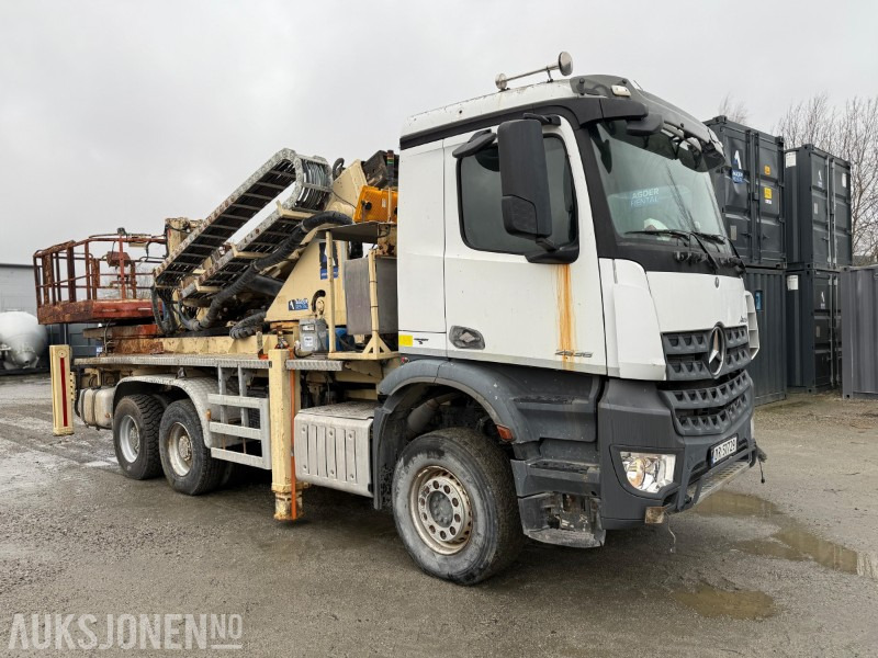 2018 Mercedes-Benz Arocs 2636 m Normet L1000 hydraulisk plattform, lav km, 1000kg kapasitet, 13 m rekkevidde - Камион со кран: слика 3 2018 Mercedes-Benz Arocs 2636 m Normet L1000 hydraulisk plattform, lav km, 1000kg kapasitet, 13 m rekkevidde - Камион со кран: слика 3
