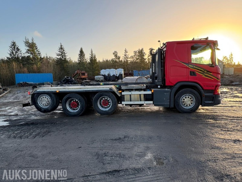 2018 SCANIA G500 TRIDEM KROKBIL JOAB, HARDOX DUMPERKASSE, SERVICEHISTORIKK, 306976 KM - Камион со кука за подигање: слика 5 2018 SCANIA G500 TRIDEM KROKBIL JOAB, HARDOX DUMPERKASSE, SERVICEHISTORIKK, 306976 KM - Камион со кука за подигање: слика 5