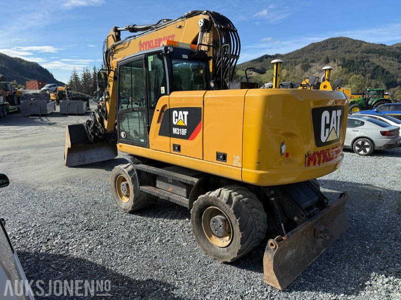 2018 Velholdt Cat M318F Hjulgraver med OilQuick Rotortilt, 9577 timer - Багер: слика 4 2018 Velholdt Cat M318F Hjulgraver med OilQuick Rotortilt, 9577 timer - Багер: слика 4