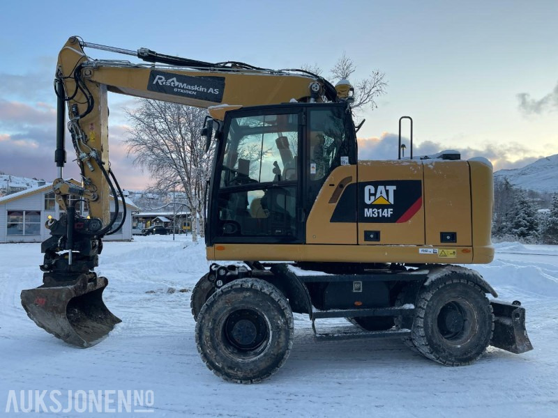 2019 Cat M314F Hjulgraver, 4840 timer, Tiltrotator, S60, maskinstyring, sertifisert til Juli 2026 - Багер: слика 2 2019 Cat M314F Hjulgraver, 4840 timer, Tiltrotator, S60, maskinstyring, sertifisert til Juli 2026 - Багер: слика 2