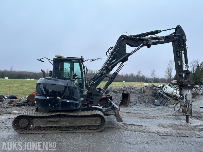 2019 Eurocomach 100TR 10-tonns gravemaskin, S50, 2 skuffer, Pigghammer - Багер: слика 4 2019 Eurocomach 100TR 10-tonns gravemaskin, S50, 2 skuffer, Pigghammer - Багер: слика 4