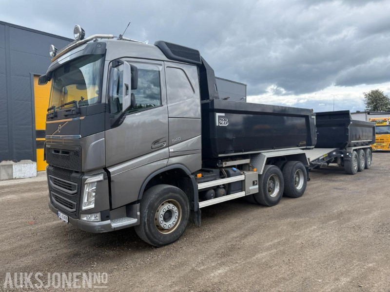 2019 VOLVO FH500 TIPPBIL M/MAUR BILPÅBYGG TRIPPELKJERRE SERVICEHISTORIKK LAV KM 6X4 EURO 6 - Кипер: слика 1 2019 VOLVO FH500 TIPPBIL M/MAUR BILPÅBYGG TRIPPELKJERRE SERVICEHISTORIKK LAV KM 6X4 EURO 6 - Кипер: слика 1