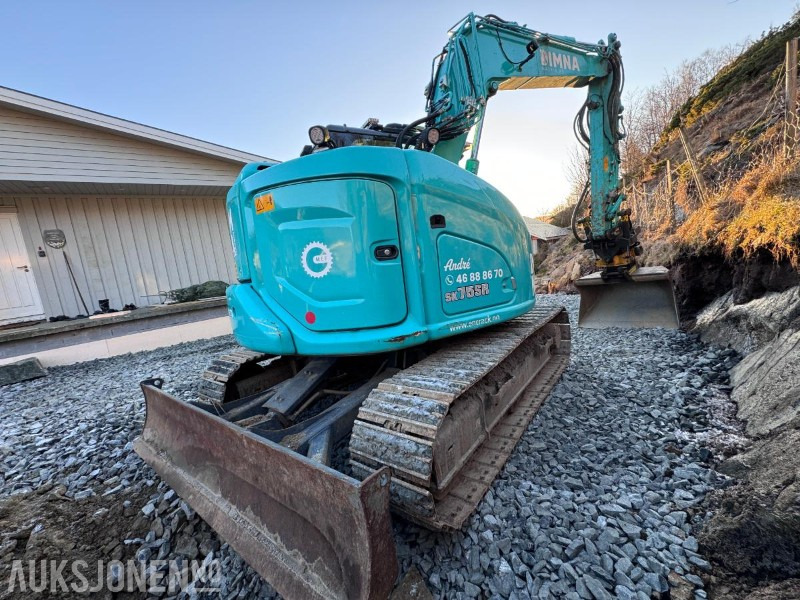2021 Kobelco SK75SR-7 - 8 tonns Gravemaskin - Sentralsmøring - Engcon tiltrotator - Hammer - Pusskuffe - Gallerskufffe - Graveskuffe - Smalskuffe og Klype - Gått 2732 timer - Багер: слика 5 2021 Kobelco SK75SR-7 - 8 tonns Gravemaskin - Sentralsmøring - Engcon tiltrotator - Hammer - Pusskuffe - Gallerskufffe - Graveskuffe - Smalskuffe og Klype - Gått 2732 timer - Багер: слика 5