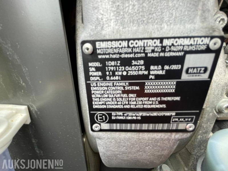2023 Husqvarna LG 504 Vibroplate - Diesel - 470 kg. - 54 timer. - Ваљак: слика 5 2023 Husqvarna LG 504 Vibroplate - Diesel - 470 kg. - 54 timer. - Ваљак: слика 5