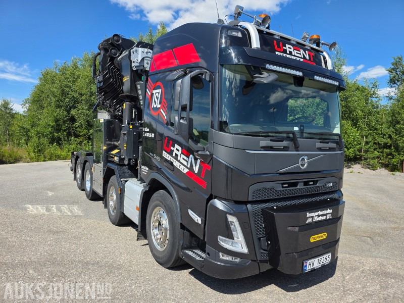 2024 Volvo FM 540 8X2 kranbil 165 tm med vinsj lasteflak elpumpe/el aggregat - Камион со кран: слика 3 2024 Volvo FM 540 8X2 kranbil 165 tm med vinsj lasteflak elpumpe/el aggregat - Камион со кран: слика 3