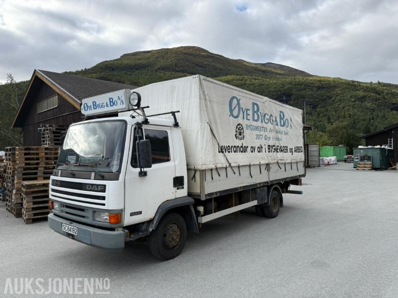 DAF FA 45 160 C08 med høy nyttelast - Камион сандучар: слика 1 DAF FA 45 160 C08 med høy nyttelast - Камион сандучар: слика 1