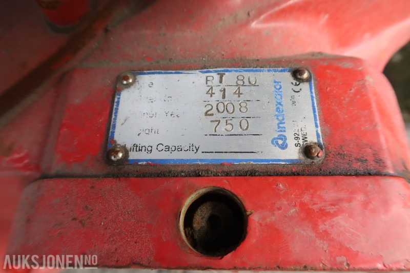 2008 Indexator RT80 Tiltrotator - 2 slangers - S70 feste - Додаток за Градежна машина: слика 3 2008 Indexator RT80 Tiltrotator - 2 slangers - S70 feste - Додаток за Градежна машина: слика 3
