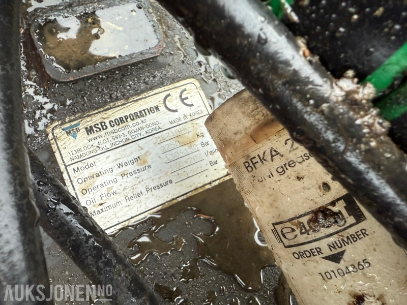 Hammer, MSB MS710H, S70 HK, Beka-Max sentralsmøring - Хидрауличен чекан: слика 5 Hammer, MSB MS710H, S70 HK, Beka-Max sentralsmøring - Хидрауличен чекан: слика 5