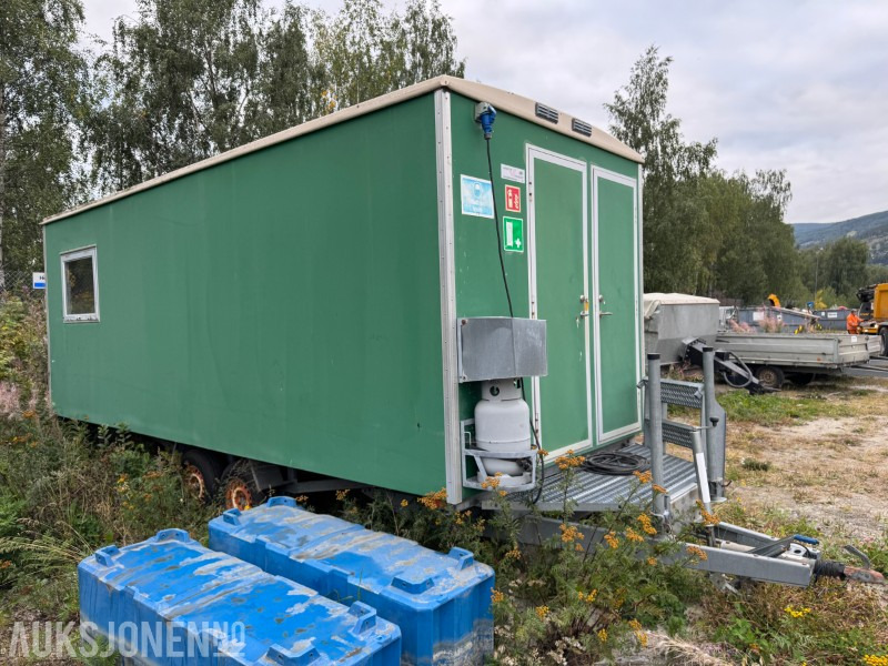 Градежна опрема Lycksele Vagnen Mannskapsbrakke med Alde varme, toalett, garderobe og kokemuligheter: слика 1