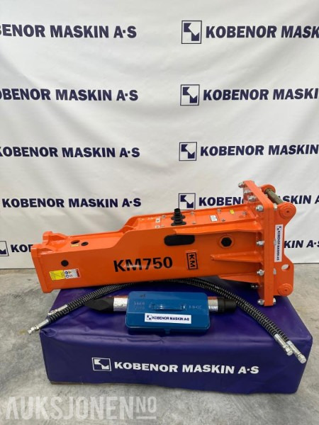 NY KM 750 Pigghammer s40/s50 CE merket FABRIKKGARANTI - Хидрауличен чекан: слика 1 NY KM 750 Pigghammer s40/s50 CE merket FABRIKKGARANTI - Хидрауличен чекан: слика 1