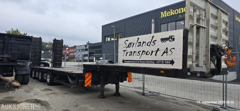 2001 Vang Maskin Tralle Med Senkebord. - Приколка: слика 1 2001 Vang Maskin Tralle Med Senkebord. - Приколка: слика 1