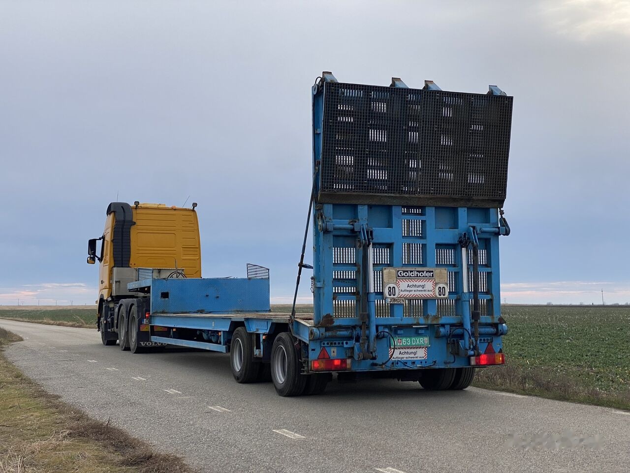 Goldhofer GOLDHOFFER STZ - L2 - 23/80 Trailer Agabaritic 2 VIRATOARE : 2 S - Полуприколка за низок утовар: слика 1 Goldhofer GOLDHOFFER STZ - L2 - 23/80 Trailer Agabaritic 2 VIRATOARE : 2 S - Полуприколка за низок утовар: слика 1