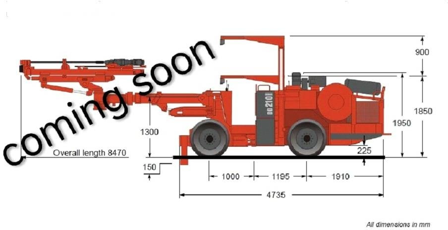 Sandvik DD 210 - Машина за дупчење тунел: слика 1 Sandvik DD 210 - Машина за дупчење тунел: слика 1