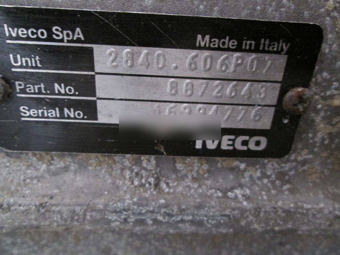 IVECO Daily 2840.6  for IVECO DAILY automobile - Менувач за Автомобил: слика 5 IVECO Daily 2840.6  for IVECO DAILY automobile - Менувач за Автомобил: слика 5