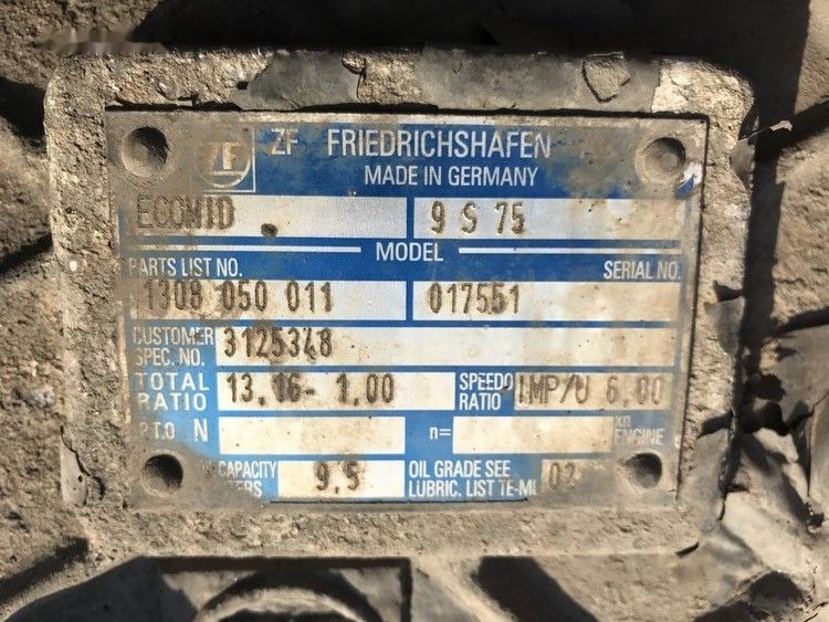 Volvo ECOMID ZF 9S 75 Volvo FL6 - Менувач за Камион: слика 3 Volvo ECOMID ZF 9S 75 Volvo FL6 - Менувач за Камион: слика 3