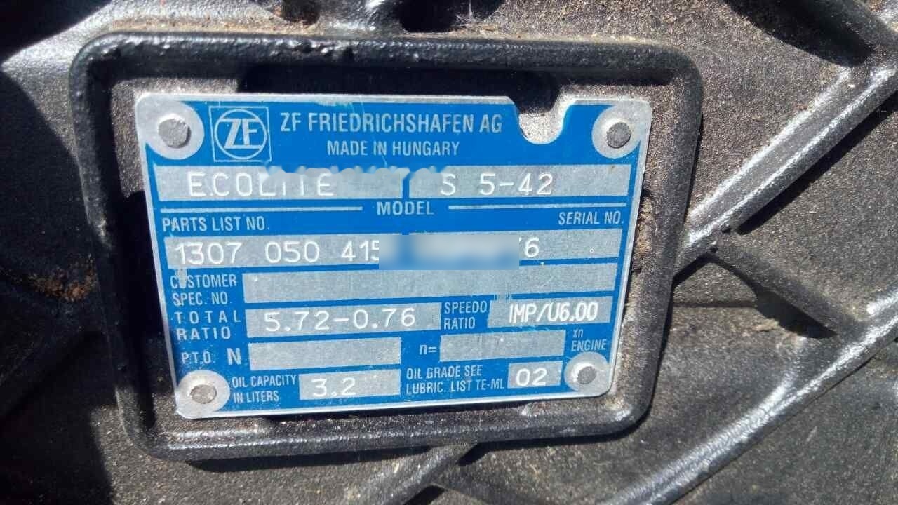 ZF S5-42 MAN - Менувач за Камион: слика 2 ZF S5-42 MAN - Менувач за Камион: слика 2