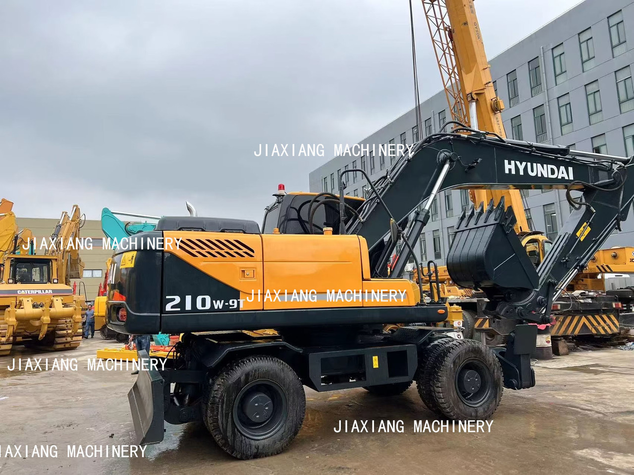 Hyundai 210w-9 wheel excavator - Багер на тркала: слика 1 Hyundai 210w-9 wheel excavator - Багер на тркала: слика 1