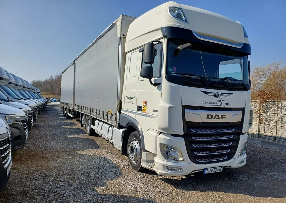 DAF XF 480 SUPER SPACE CAB / ZESTAW TANDEM PRZEJAZDOWY 120m3 - Камион со церада: слика 2 DAF XF 480 SUPER SPACE CAB / ZESTAW TANDEM PRZEJAZDOWY 120m3 - Камион со церада: слика 2