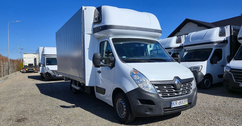 Renault Master 2x +zabudowa 12 palet-reg wysokości Spanie XXL - Комбе со церада: слика 2 Renault Master 2x +zabudowa 12 palet-reg wysokości Spanie XXL - Комбе со церада: слика 2