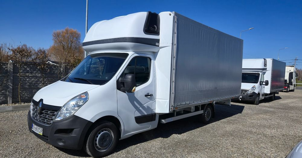 Renault Master 2x +zabudowa 12 palet-reg wysokości Spanie XXL - Комбе со церада: слика 3 Renault Master 2x +zabudowa 12 palet-reg wysokości Spanie XXL - Комбе со церада: слика 3