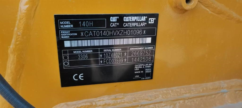 CAT 140 H - Порамнувач: слика 5 CAT 140 H - Порамнувач: слика 5