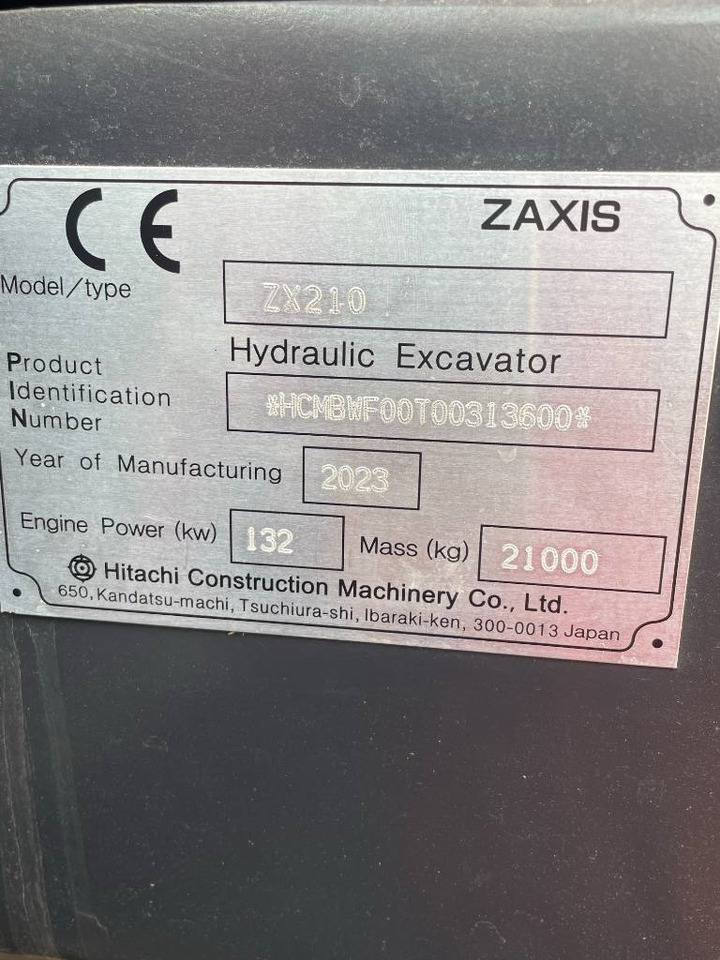 Hitachi ZX 210  - Багер гасеничар: слика 5 Hitachi ZX 210  - Багер гасеничар: слика 5