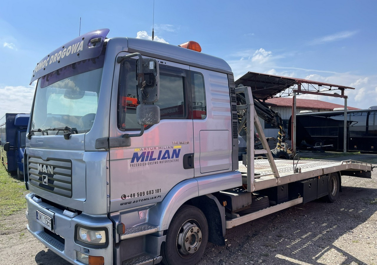 MAN Inny MAN MAN TGL 8.210 Pomoc drogowa Autolaweta na 2 Auta 2005 - Камион за влечење: слика 1 MAN Inny MAN MAN TGL 8.210 Pomoc drogowa Autolaweta na 2 Auta 2005 - Камион за влечење: слика 1