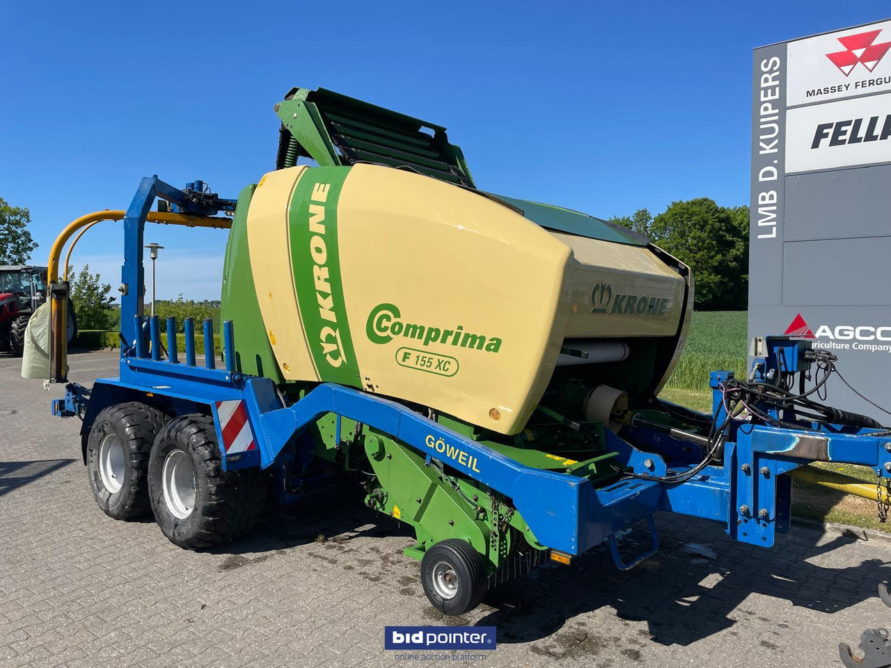 Krone Comprima F 155 XC - Балирка за тркалезни бали: слика 1 Krone Comprima F 155 XC - Балирка за тркалезни бали: слика 1