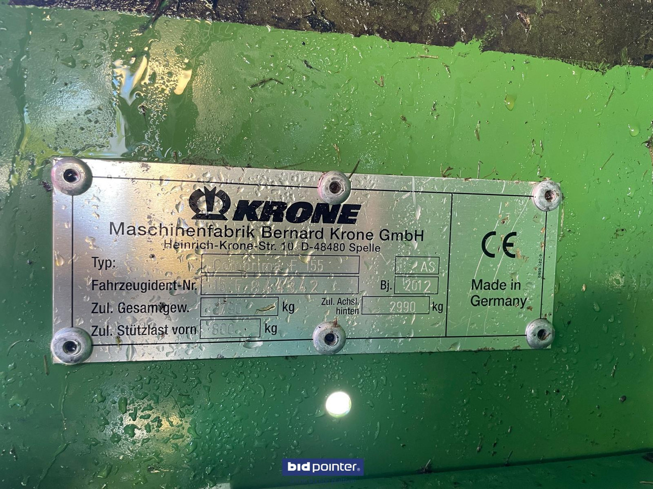 Krone Comprima F 155 XC - Балирка за тркалезни бали: слика 4 Krone Comprima F 155 XC - Балирка за тркалезни бали: слика 4