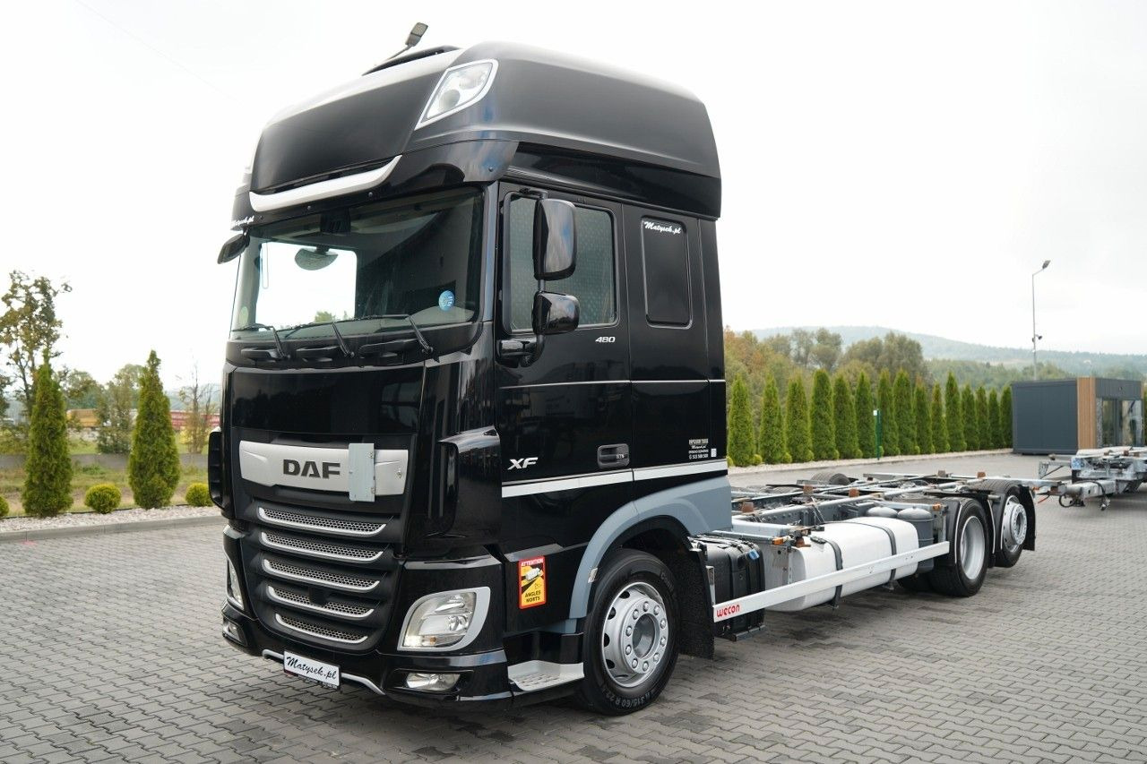 DAF XF 480 / BDF / 6X2 / SSC / I-PARK COOL / OŚ POD - Транспортер на контејнер/ Камион со променливо тело: слика 1 DAF XF 480 / BDF / 6X2 / SSC / I-PARK COOL / OŚ POD - Транспортер на контејнер/ Камион со променливо тело: слика 1