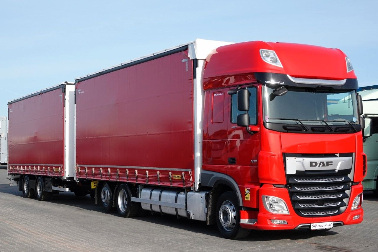 DAF XF 480 / ZESTAW TANDEM / 120 M3 / PRZEJAZDOWY / - Камион со церада: слика 1 DAF XF 480 / ZESTAW TANDEM / 120 M3 / PRZEJAZDOWY / - Камион со церада: слика 1