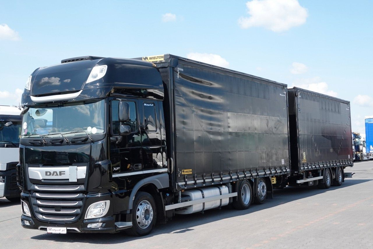 DAF XF 480 / ZESTAW TANDEM / 120 M3 / PRZEJAZDOWY / - Камион со церада: слика 3 DAF XF 480 / ZESTAW TANDEM / 120 M3 / PRZEJAZDOWY / - Камион со церада: слика 3