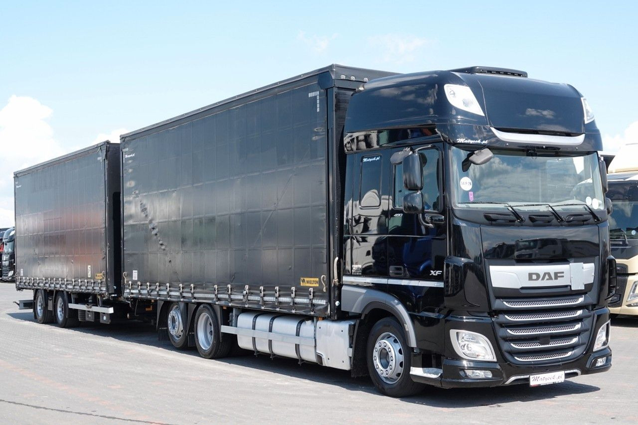 DAF XF 480 / ZESTAW TANDEM / 120 M3 / PRZEJAZDOWY / - Камион со церада: слика 2 DAF XF 480 / ZESTAW TANDEM / 120 M3 / PRZEJAZDOWY / - Камион со церада: слика 2