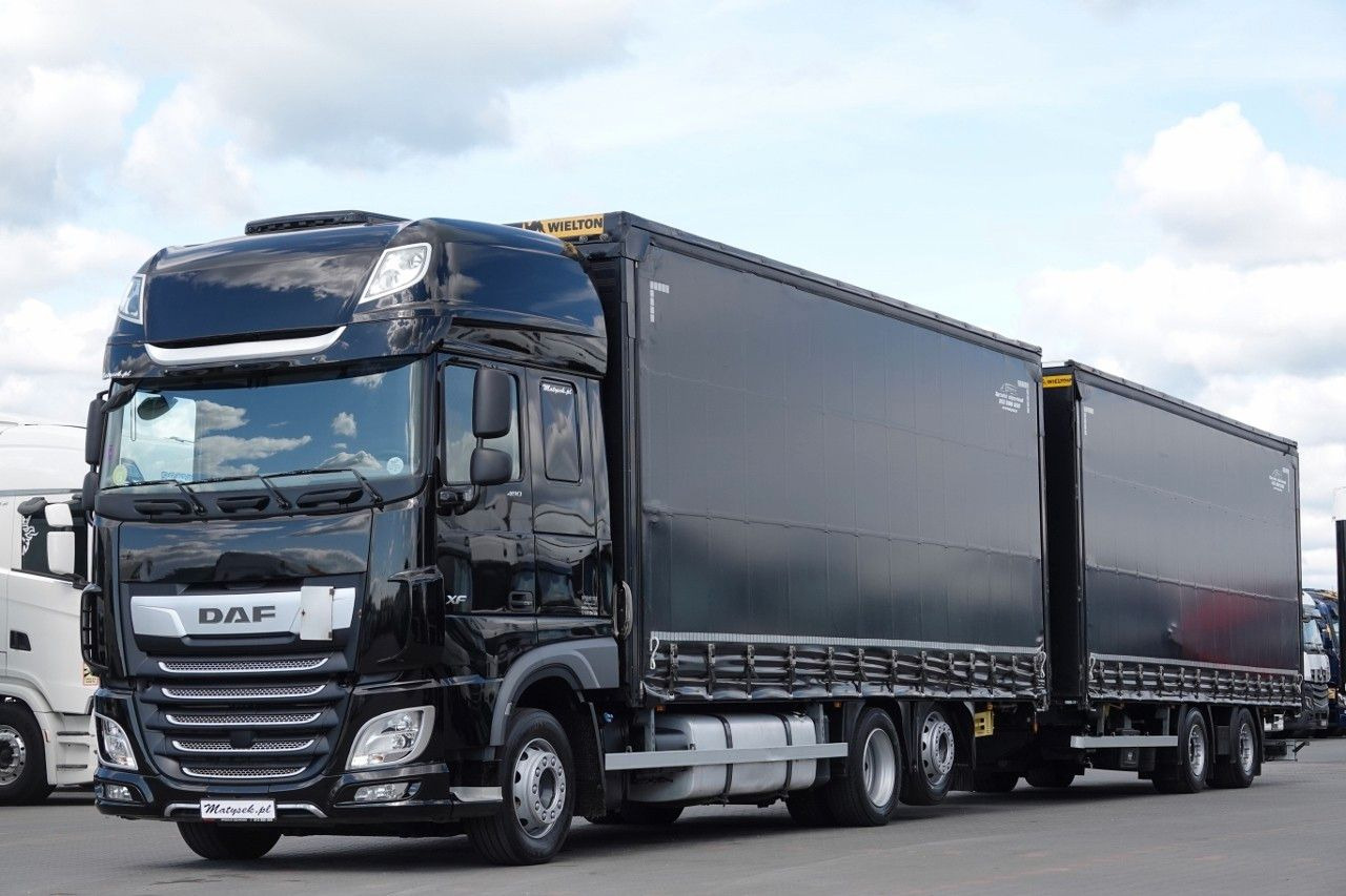 DAF XF 480 / ZESTAW TANDEM / 120 M3 / PRZEJAZDOWY / - Камион со церада: слика 1 DAF XF 480 / ZESTAW TANDEM / 120 M3 / PRZEJAZDOWY / - Камион со церада: слика 1
