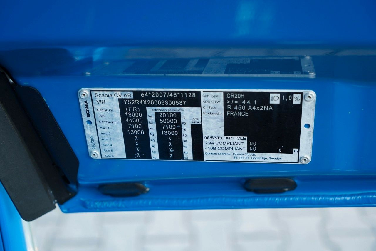 Камион влекач Scania R 450 / HYDRAULIKA / PEŁNY ADR / RETARDER / I-PA: слика 35