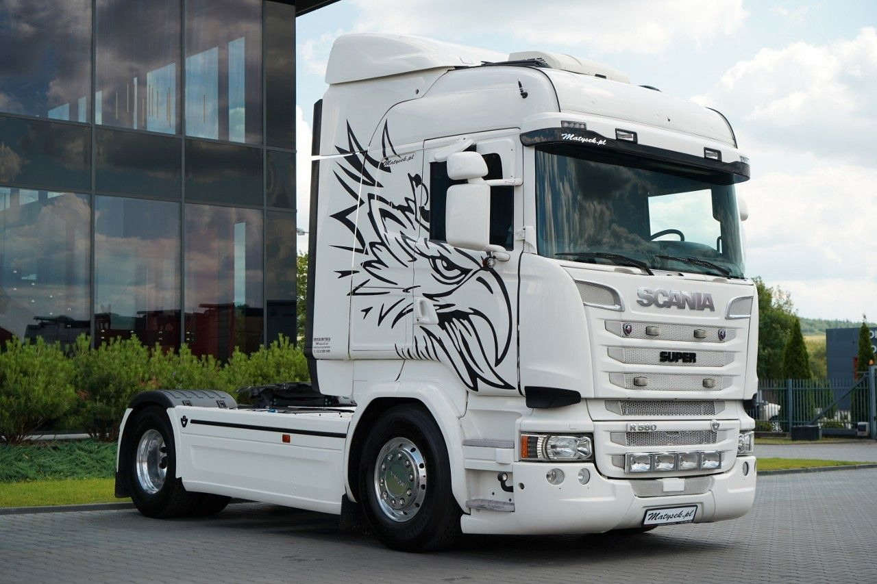 Scania R 580 / V8 / RETARDER / CAŁA NA PODUSZKACH - Камион влекач: слика 1 Scania R 580 / V8 / RETARDER / CAŁA NA PODUSZKACH - Камион влекач: слика 1